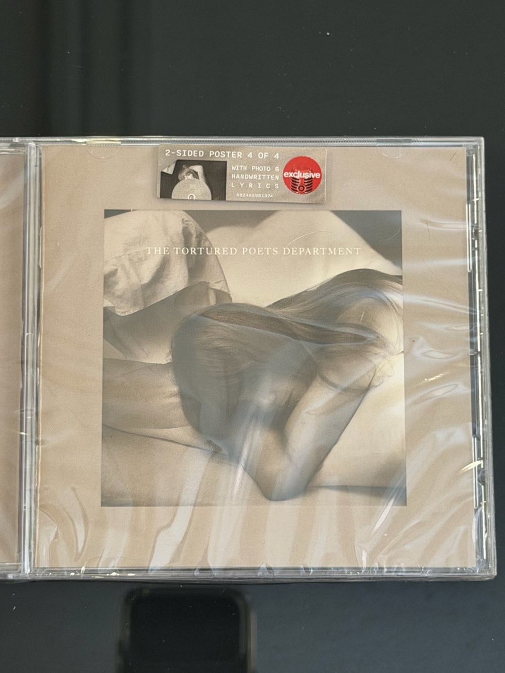 Taylor Swift Beige and Cream Album Back Cover
